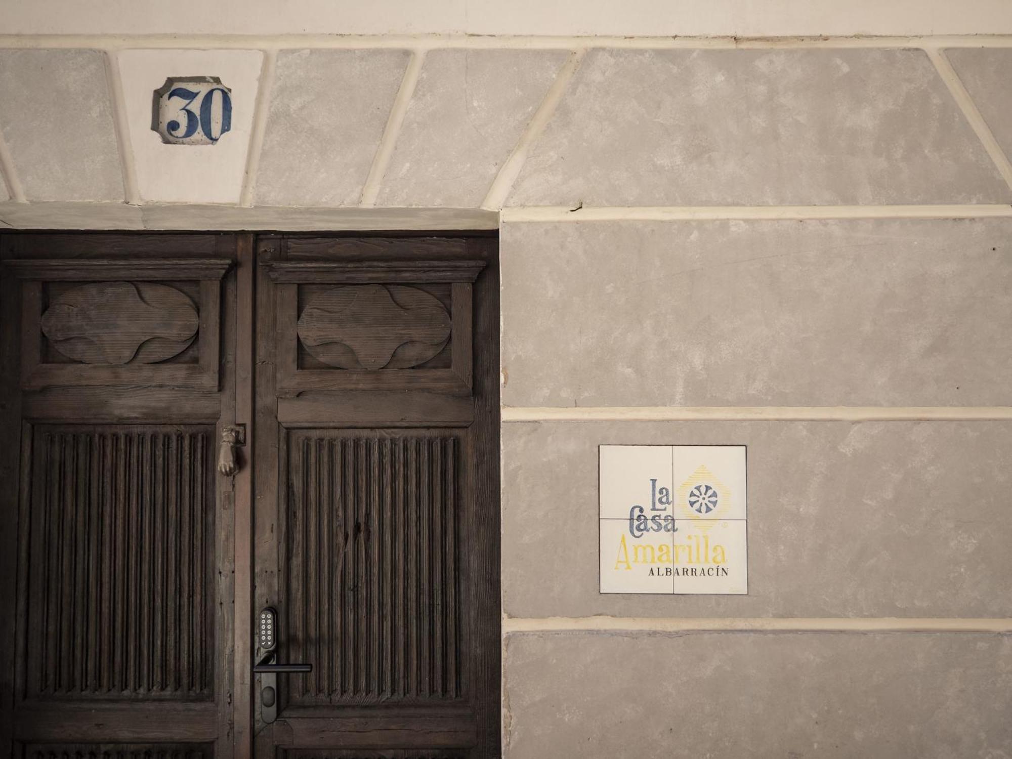 La Casa Amarilla Apartamento Enebro Albarracín Exterior foto